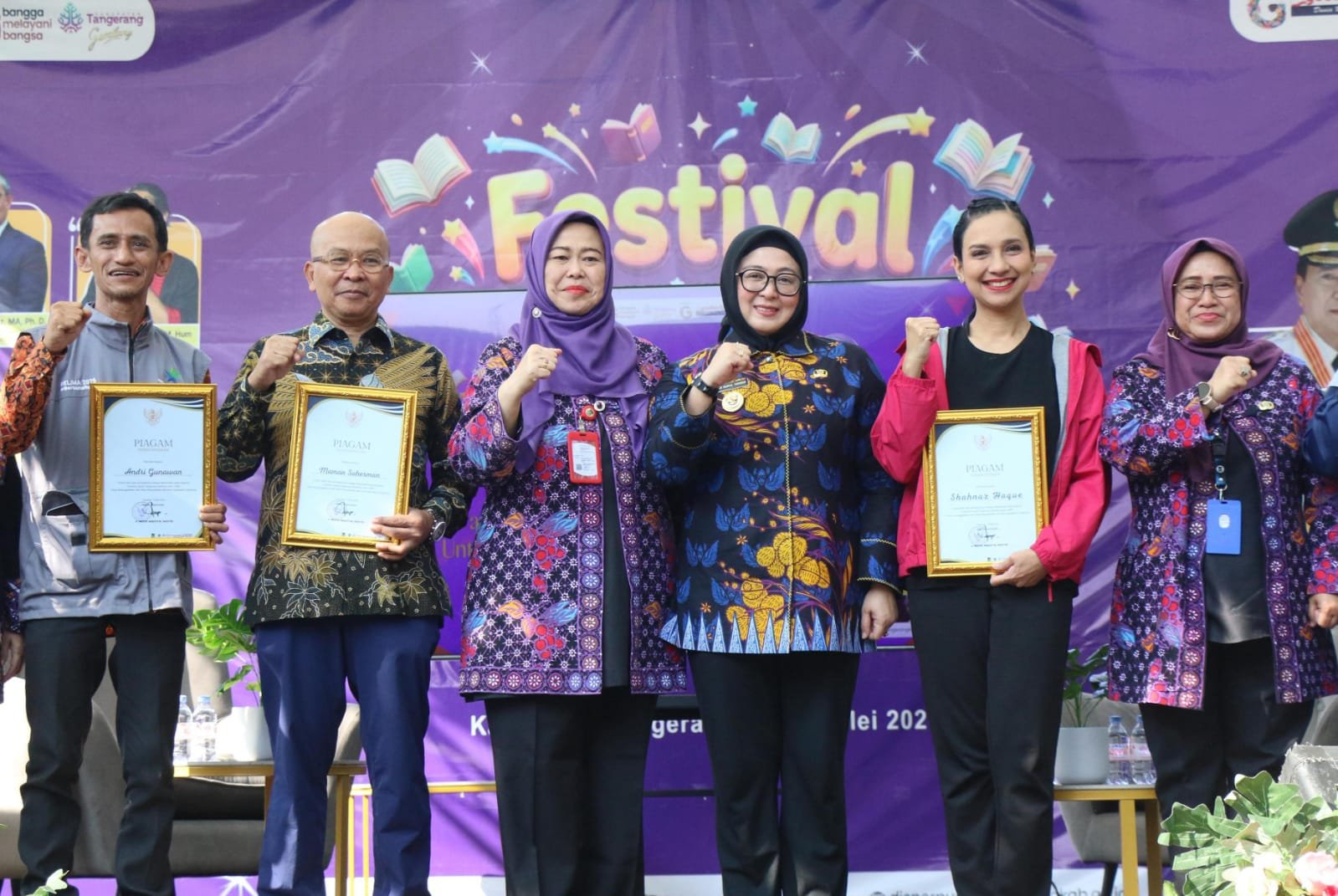 Wabup Intan Tutup Festival Literasi Tangerang Gemilang 2026