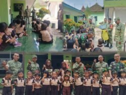 Kenalkan Profesi TNI Sejak Dini, Koramil Purwosari Terima Kunjungan PAUD