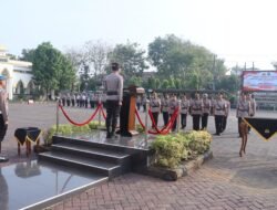 Kapolres Pasuruan Pimpin Sertijab PJU dan Kapolsek Jajaran, Tekankan Pelayanan Humanis dan Responsif