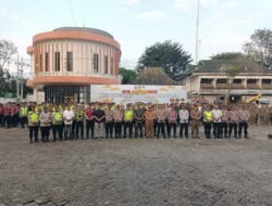 Bersama Sejumlah Pihak Kasdim Mengikuti Pelaksanaan Apel Kesiapan Pengamanan Malam Takbir Hari Raya Idul Adha 1447 H/ 2026 M
