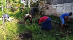 Karya Bhakti Babinsa Demi Kelancaran Aktivitas Warga