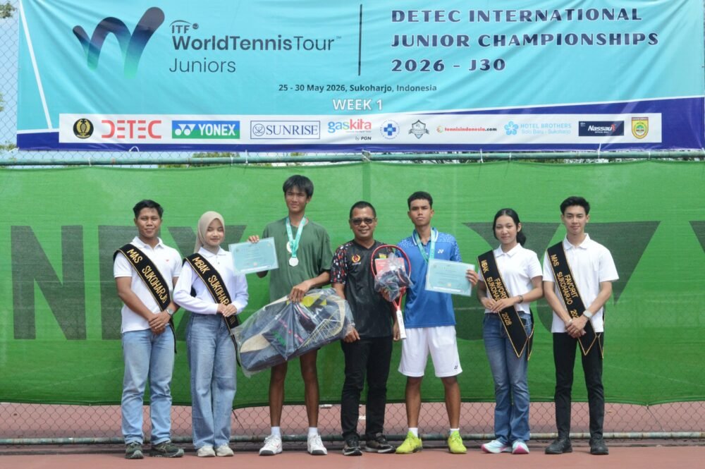Rafa dan Gwen Rebut Gelar ITF Perdana di Sukoharjo