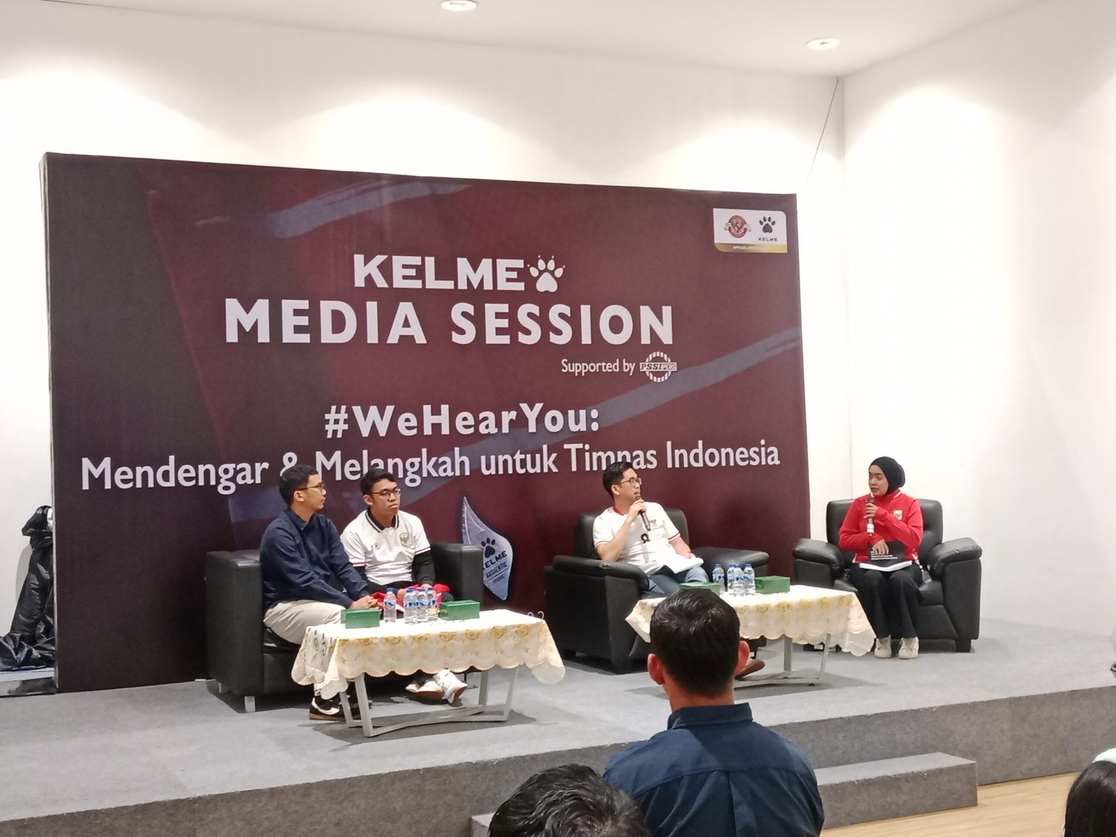 CEO Kelme Indonesia, Kevin Wijaya akhirnya buka suara terkait waktu peluncuran desain terbaru jersey Timnas Indonesia. (Foto: AGF /SP).