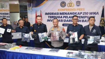 Imigrasi Amankan 210 WNA Terkait Dugaan Online Scam di Batam