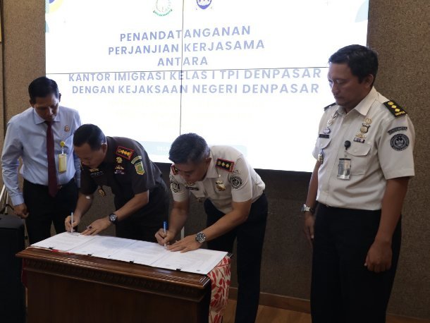 Imigrasi Denpasar dan Kejari Denpasar Perkuat Sinergi Penegakan Hukum Keimigrasian
