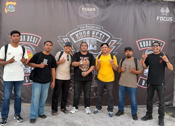 Anniversary ke-16 Kuda Besi MC Bali Jadi Ruang Kebersamaan Komunitas di Pulau Dewata