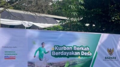 BAZNAS Salurkan Sedekah Pelanggan Alfamart untuk Program Kurban Idul Adha