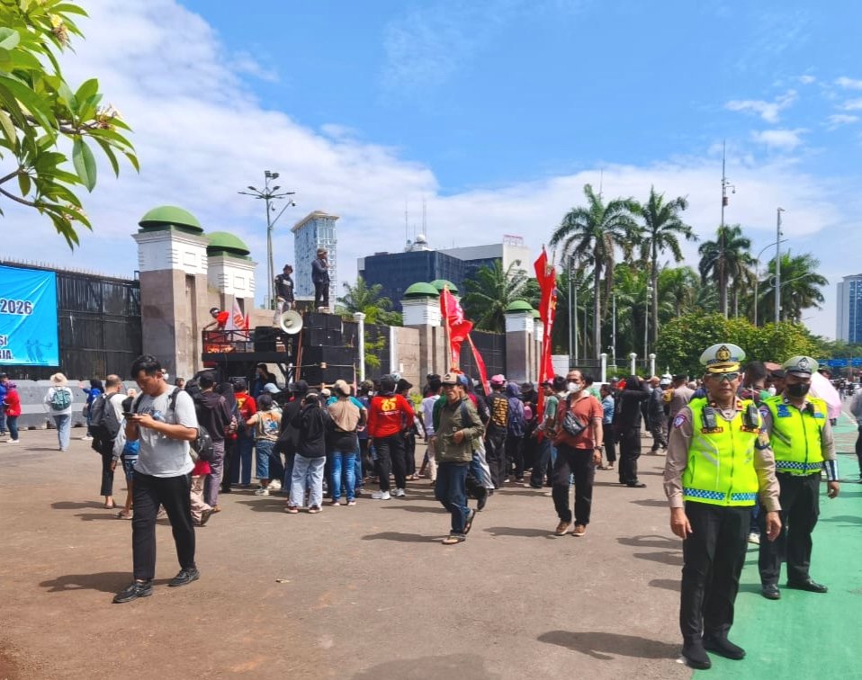 May Day 2026, Polisi Siapkan Rekayasa Lalu Lintas di Monas dan DPR