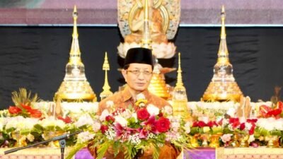 Waisak 2570 BE, Menag Nasaruddin Umar: Dharma Jadi Pelita Kehidupan untuk Menjaga Perdamaian Dunia