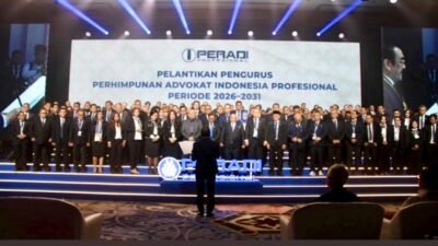 PERADI Profesional Dikukuhkan, Fokus Perkuat Kualitas dan Integritas Advokat