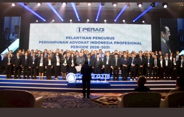 PERADI Profesional Dikukuhkan, Fokus Perkuat Kualitas dan Integritas Advokat