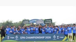 Persiku Kudus U19 harus puas mengakhiri perjalanan mereka sebagai runner-up Elite Pro Academy (EPA) Championship U19 2026 setelah kalah dramatis 2-3 dari Sumsel United U19 pada partai final yang berlangsung di Lapangan Akademi Garudayaksa, Bekasi, Sabtu (16/5). (Foto: ILeague).