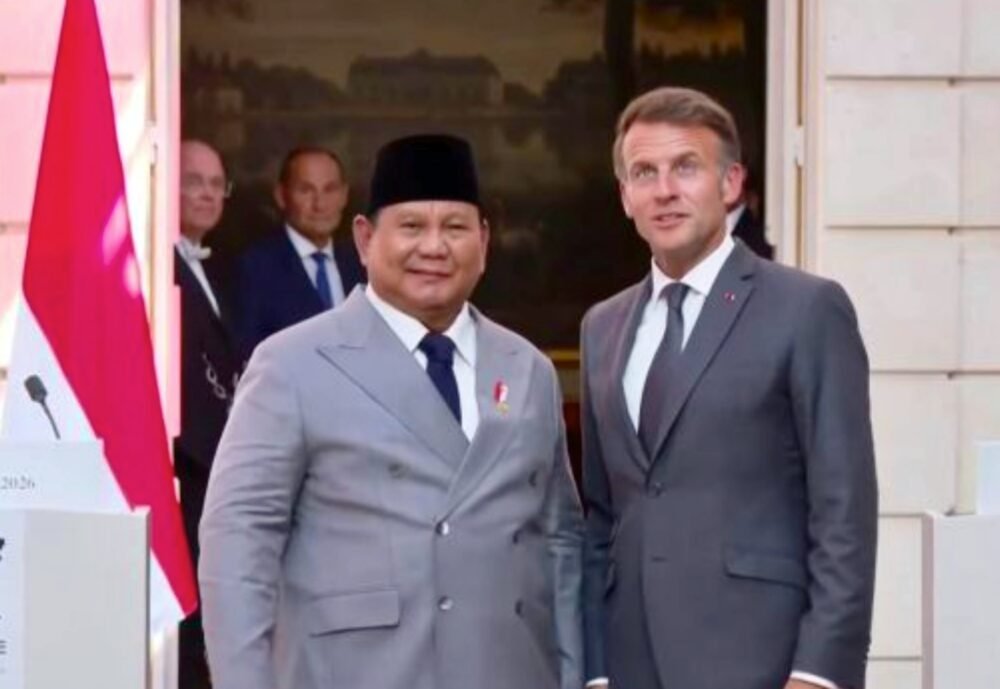 Prabowo dan Macron Sepakat Dorong Solusi Dua Negara untuk Palestina
