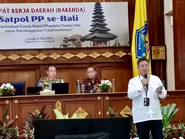 Rakerda Satpol PP se-Bali Bahas Penguatan Deteksi Dini dan Ketertiban Umum