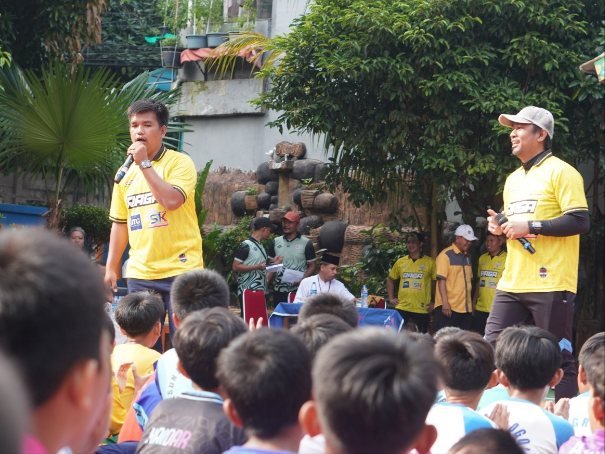 PSTI Jakarta Barat Kenalkan Sepak Takraw ke Siswa SD di Grogol Petamburan