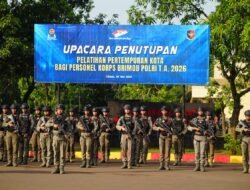 Tingkatkan Kemampuan Kualifikasi Khusus, Plt. Dansatlat Brimob Tutup Pelatihan Pertempuran Kota T.A. 2026