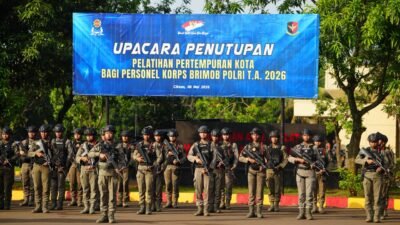 Tingkatkan Kemampuan Kualifikasi Khusus, Plt. Dansatlat Brimob Tutup Pelatihan Pertempuran Kota T.A. 2026
