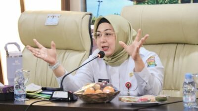 Wabup Tangerang Intan Nurul Hikmah pada acara Sosialisasi Isbat Nikah Terpadu di Puspemkab. (Foto: Ist/sp)