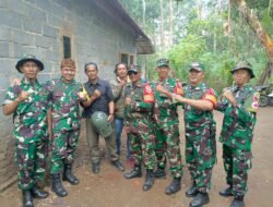 Mantan Dandim 0820/Probolinggo Terima Sambutan Hangat Saat Kunjungi Lokasi TMMD Ke-128 di Desa Brabe