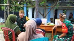 Tim Wasev Sterad TNI Jalin Keakraban Bersama Penerima Manfaat Program TMMD