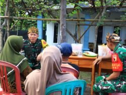 Tim Wasev TMMD Jalin Keakraban dengan Warga Brabe