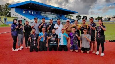 Ketum KONI Pusat Tinjau Latihan Atlet Silat dan Renang Babel