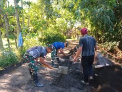 Pembangunan TPT di Dusun Klagin Capai 85 Persen