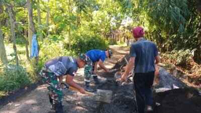 Pembangunan TPT di Dusun Klagin Capai 85 Persen