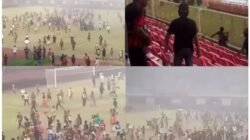 PSSI menyayangkan kericuhan yang terjadi usai laga perebutan tempat ketiga Pegadaian Championship 2025/2026 antara Persipura Jayapura melawan Adhyaksa FC di Stadion Lukas Enembe, Jumat (8/5/2026). (Foto: ist).