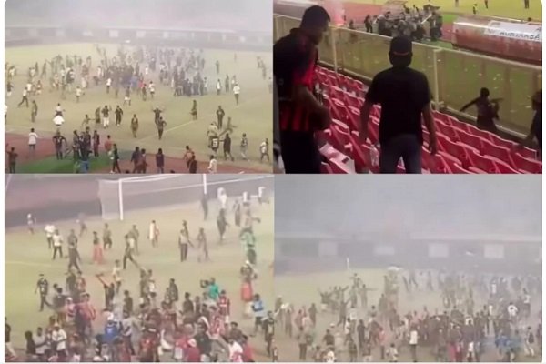 PSSI menyayangkan kericuhan yang terjadi usai laga perebutan tempat ketiga Pegadaian Championship 2025/2026 antara Persipura Jayapura melawan Adhyaksa FC di Stadion Lukas Enembe, Jumat (8/5/2026). (Foto: ist).