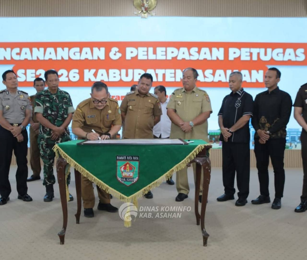 Pemerintah Kabupaten Asahan bersama BPS Kabupaten Asahan resmi melepas 654 petugas Sensus Ekonomi 2026