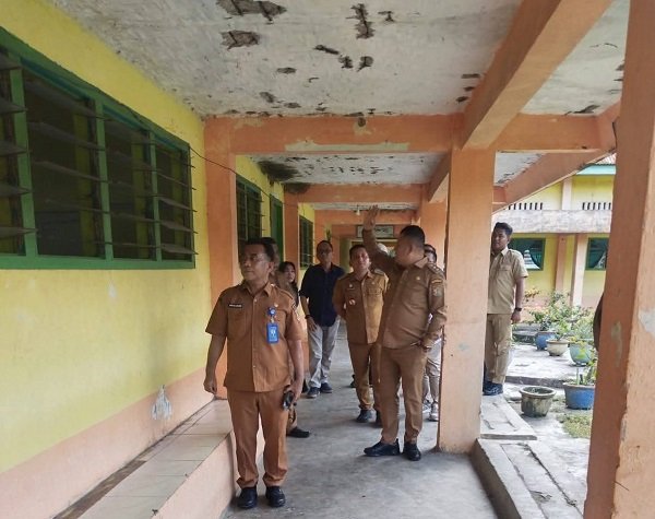 Dinas Pendidikan Asahan Dampingi Wakil Bupati Tinjau SMP Swasta Yapendak Air Batu