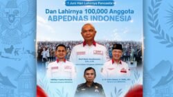 Luar Biasa! Bertepatan Hari Lahir Pancasila, ABPEDNAS Catat 100 Ribu Anggota