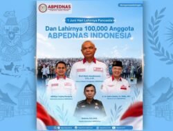 Luar Biasa! Bertepatan Hari Lahir Pancasila, ABPEDNAS Catat 100 Ribu Anggota