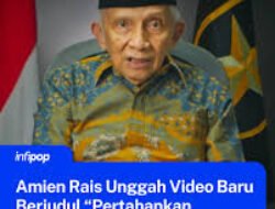 Ingatkan Tak Joget Lagi, Amien Rais: Pertahankan Prabowo Hingga 2029
