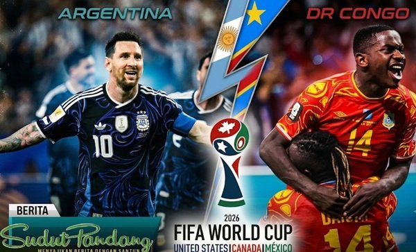Hasil Piala Dunia 2026: Argentina Sempurna, Kongo Lolos Pertama Kalinya