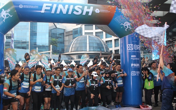 BRI Life Dukung Kegiatan Kementerian UMKM melalui 'UMKM Fun Run 5K'