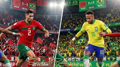 Brasil Gagal Menang, Maroko Paksa Selecao Berbagi Poin di Grup C