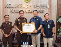 Kejari Kabupaten Tangerang Dapat Penghargaan Terbaik Kelola Barang Rampasan 2025