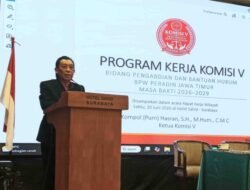 Komisi V PERADIN Jatim Siapkan Program Bantuan Hukum dan Pengabdian Sosial