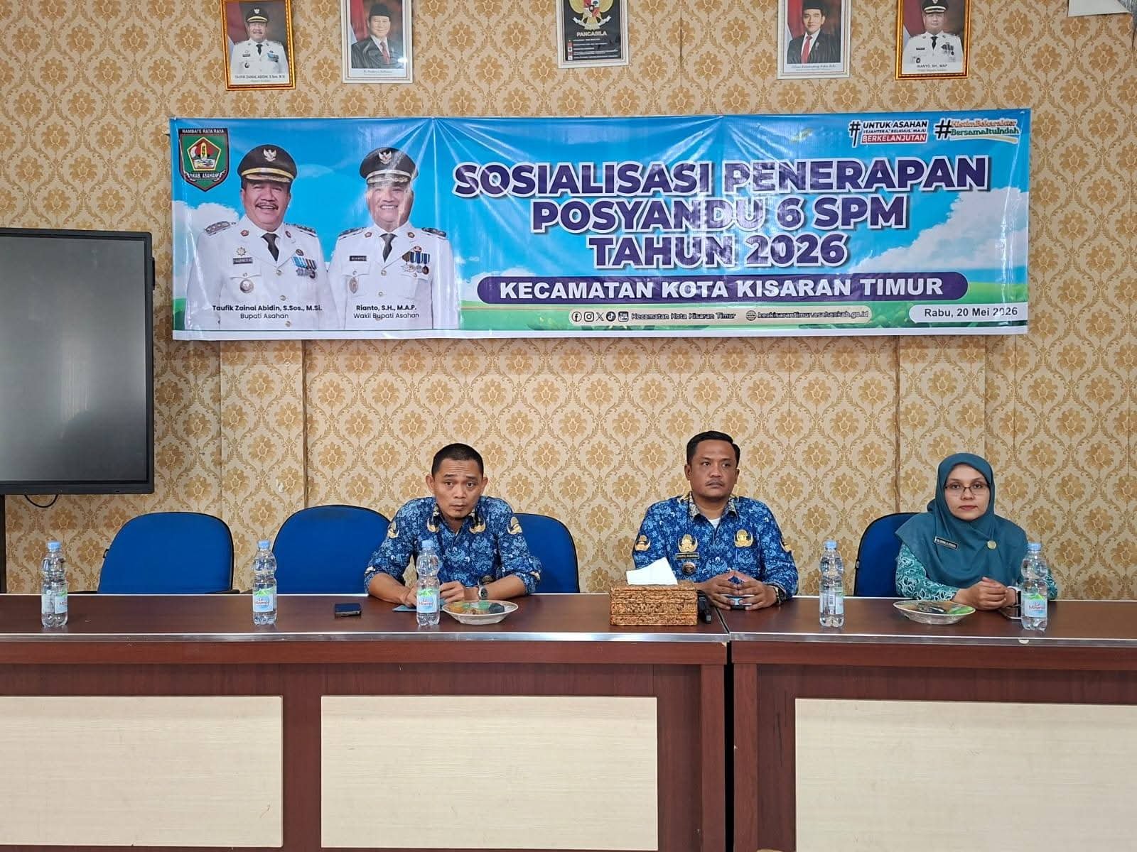 Camat Kisaran Timur Sosialisasikan Posyandu 6 SPM