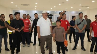 Bupati Asahan Hadiri Nobar Timnas U-19 di Sumut