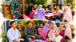 Babinsa Koramil Pohjentrek Dukung Peningkatan Kesehatan Balita dan Lansia