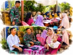 Babinsa Koramil Pohjentrek Dukung Peningkatan Kesehatan Balita dan Lansia
