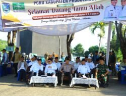 Dandim Bersama Forkopimda Kabupaten Probolinggo Sambut Kepulangan Jemaah Haji