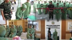 Ketua Persit KCK Cabang XXXIII Kodim 0819 Resmikan Kantor Baru Hasil Renovasi