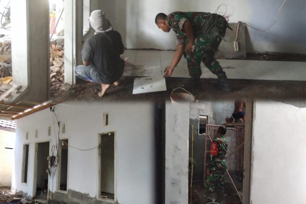 Dandim 0819 Pasuruan Wujudkan Rumah Layak Huni untuk Korban Bencana, Progres Signifikan Pembangunan mulai tampak