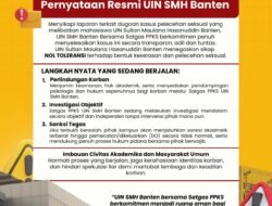 Rektor UIN SMH Banten Tegaskan Tidak Tolerir Pelecehan Seksual