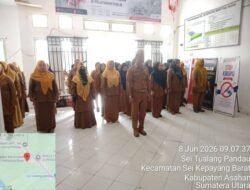 Apel Gabungan Sei Kepayang Barat Perkuat Disiplin Aparatur