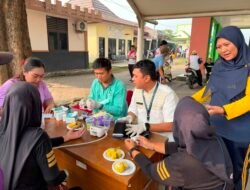 Puskesmas Sukamulya, Kabupaten Tangerang Gelar Pemeriksaan Kesehatan Gratis Setelah Senam Bersama